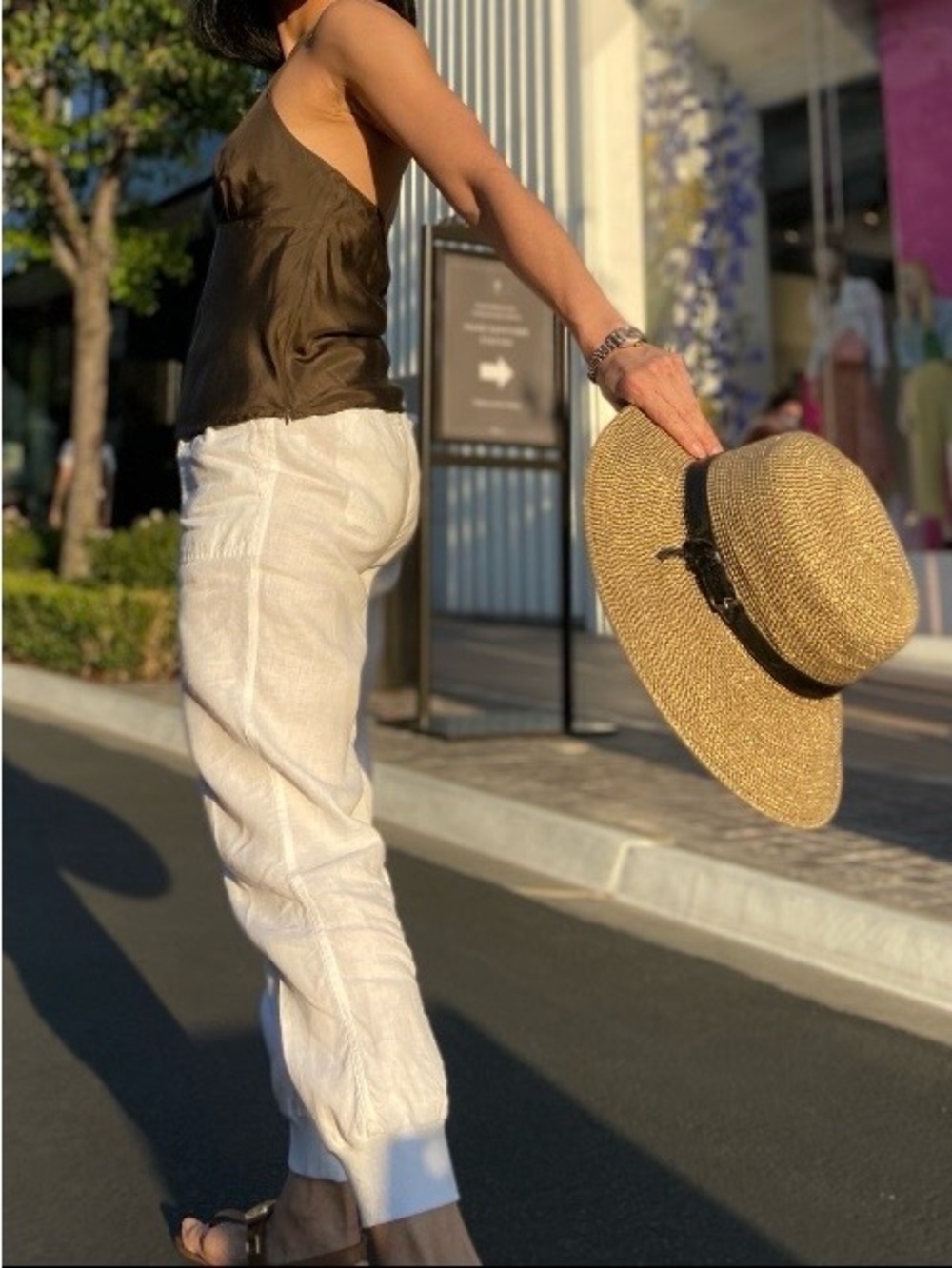 100% LINEN Jogger Pants